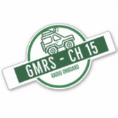 Sticker Chaîne radio 15 du SRMG (Devant)