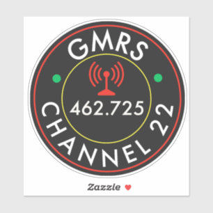 Sticker Chaîne radio GMRS 22