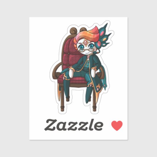 Sticker Chaise de réflexion (Feuille)