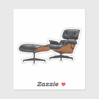 Sticker chaise Eames Lounge