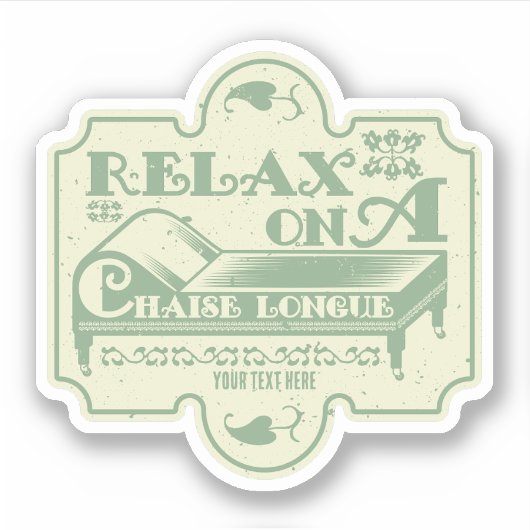 Sticker Chaise Longue (Devant)