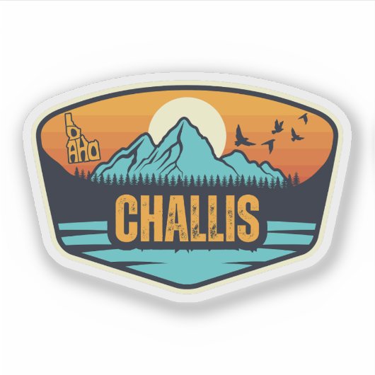 Sticker Challis, Idaho (Devant)