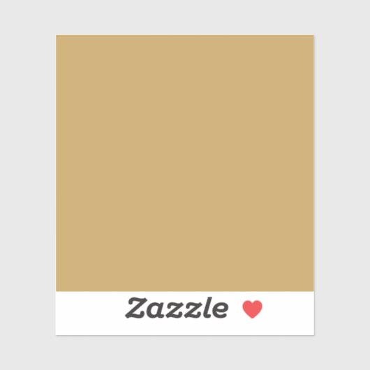 Sticker Chameau- teint de brun (couleur solide) (Feuille)
