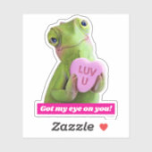 Sticker Chameleon Heart (Luv U) (Feuille)