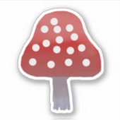 Sticker Champignons à pointes rouges (Devant)