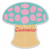 Sticker Champignons Amanita Rouge Thunder_Cove (Devant)