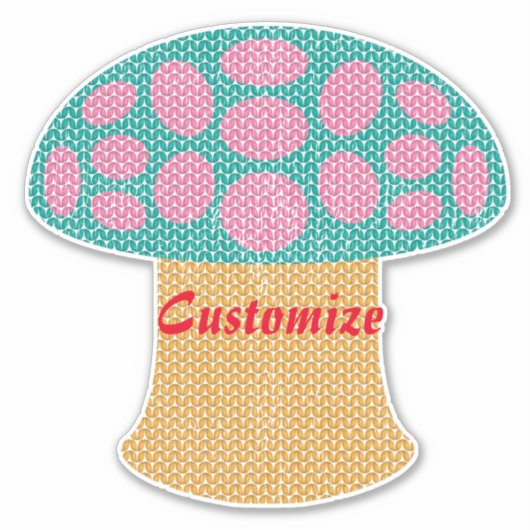 Sticker Champignons Amanita Rouge Thunder_Cove (Devant)