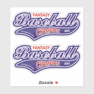 Sticker Champion de baseball Imaginaire