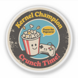 Sticker Champion du noyau, moment de crunch du joueur