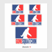 Sticker Championnat de Squatchine (Feuille)