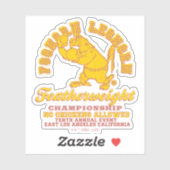Sticker Championnat Foghorn Leghorn Featherweight (Feuille)