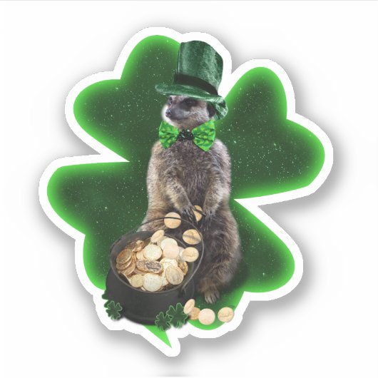 Sticker Chanceux Saint-Patrick (Devant)