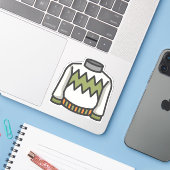 Sticker chandail (Ordinateur portable avec iPhone)
