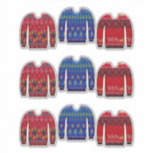 Sticker Chandail tricot nordique hiver (Devant)