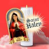 Sticker Chandelle de prière amusante Saint Haley