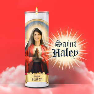 Sticker Chandelle de prière amusante Saint Haley