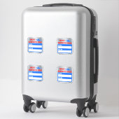 Sticker Changement d'huile, Rappel d'échéance du service s (Sur valise)