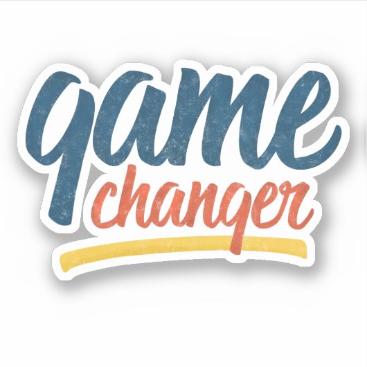 Sticker Changer de jeu Retro déçu (Devant)