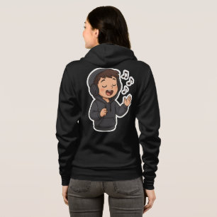 Sticker chanteur de Sweat - shirt à capuche cool �