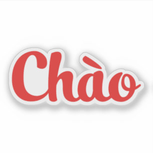 Sticker Chào / Hello ~ Vietnam / Vietnamien / Tiêt Viêt