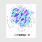 Sticker Chaos Coloré (Feuille)