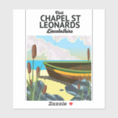 Sticker chapel st leonards, affiche de vacances dans le Li (Feuille)