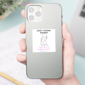 Sticker chaque femme forte (Téléphone)