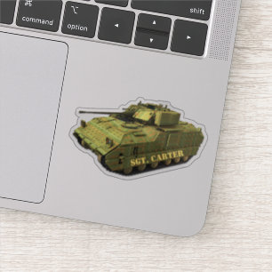 Sticker Char de camouflage personnalisé