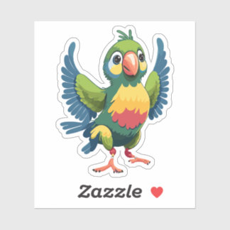 Sticker Characteur de caricature pour bébé mignon