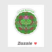 Sticker Chardon celtique écossais Baxter (Feuille)