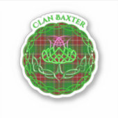 Sticker Chardon celtique écossais Baxter (Devant)