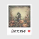 Sticker Chariot Halloween vintage (3) (Feuille)