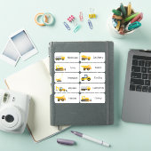 Sticker Chariots de construction en faveur (Couverture iPad)