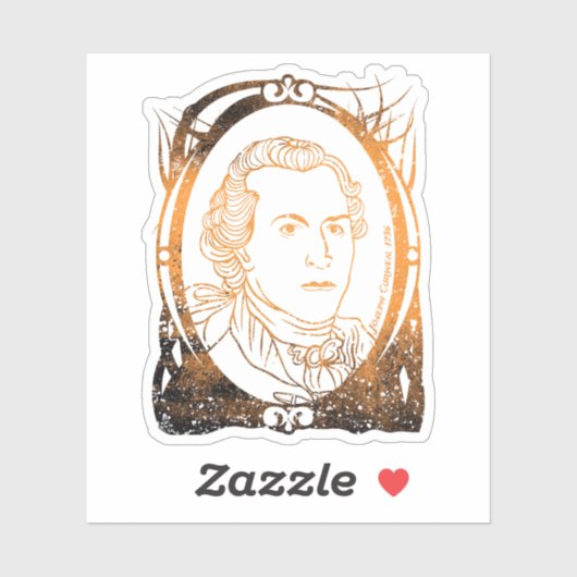 Sticker Charles Dexter Ward Joseph Curwen Lovecraft (Feuille)