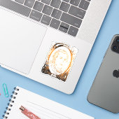 Sticker Charles Dexter Ward Joseph Curwen Lovecraft (Ordinateur portable avec iPhone)