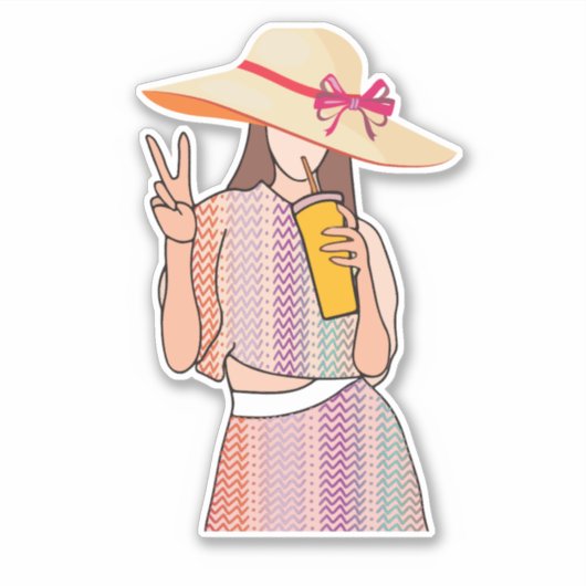 Sticker Charli a fuité (Devant)