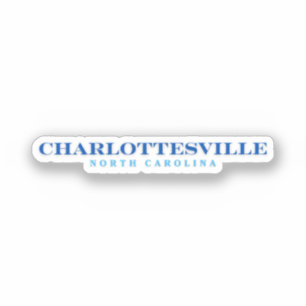 Sticker Charlottesville Caroline du Nord