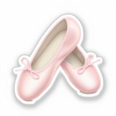 Sticker Charmants Chaussons de Ballet Rose Emoji  (Recto)