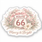 Sticker Charme de la route de la mère joyeuse et lumineuse (Recto)
