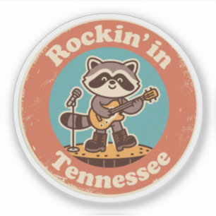 Sticker Charme musical excentrique_ Tennessee Vintage Racc
