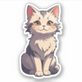 Sticker Charminant Cute Kitty Design (Devant)