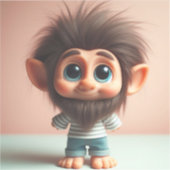 Sticker CharmTrolls : (Logan) Compagnons de téléphone styl (Recto)