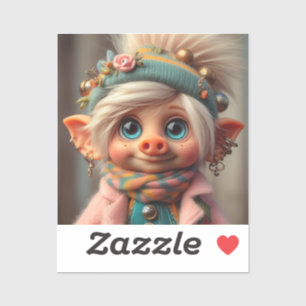 Sticker CharmTrolls : (Wendy) Stylish Phone Companions