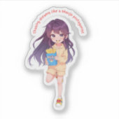 Sticker Chasing Dreams Like a Shoujo Protagonist- anime (Devant)