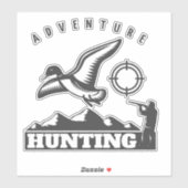 Sticker Chasse (Feuille)