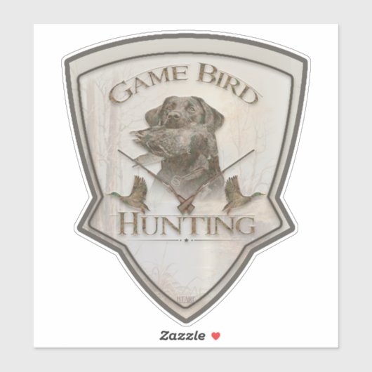 Sticker Chasse au canard (Feuille)