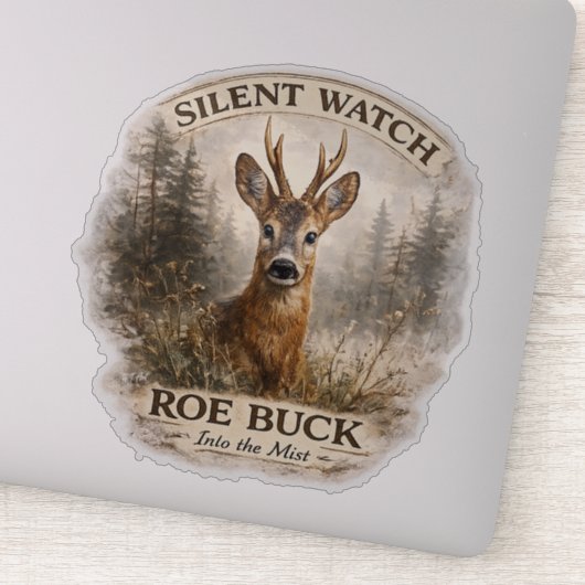 Sticker Chasse au cerf (Détail)