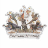 Sticker Chasse aux faisans (Devant)
