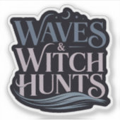 Sticker Chasse aux vagues et aux sorcières - Imaginaire Bo (Devant)