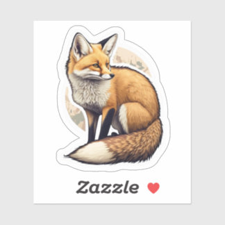 Sticker chasse Fox
